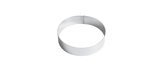 Anello inox per mousse Ø cm 18 h 4,5 - anello per pasticceria