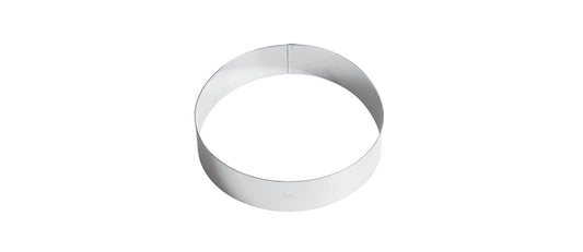 Anello inox per mousse Ø cm 20 h 4,5 - anello per pasticceria