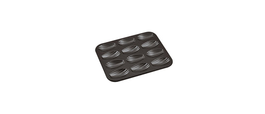 Stampo madeleines antiaderente 12 posti - stampo per pasticceria