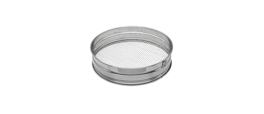 Setaccio farina rete larga inox Ø cm 35 - articolo per pasticceria