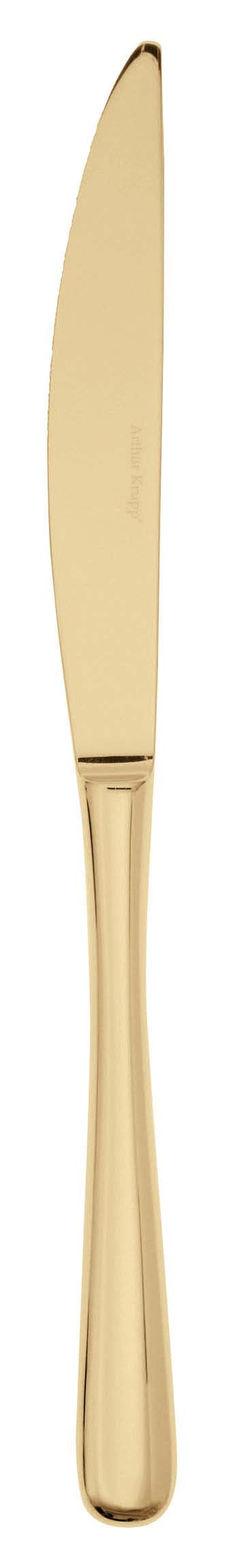 Idea pvd gold coltello tavola monoblocco coltelli
