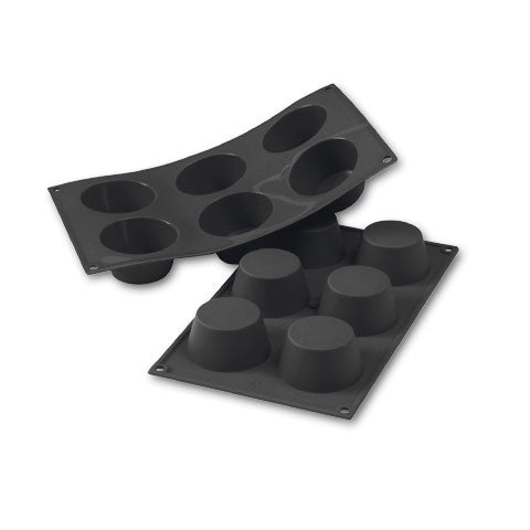 Stampo in silicone muffin mm ø 69x35h teglie e stampi silicone