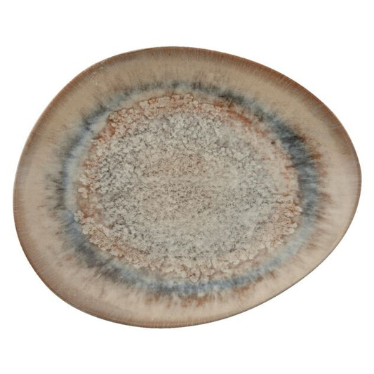 Galaxy Venus Stoneware Organic Flat Plate ø 31