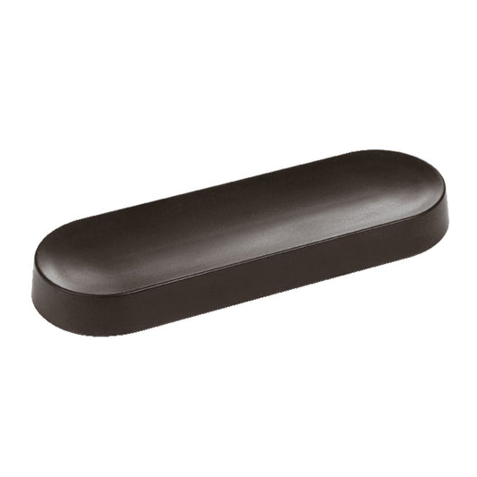 Gourmet nero piatto oblungo melamina cm30x10