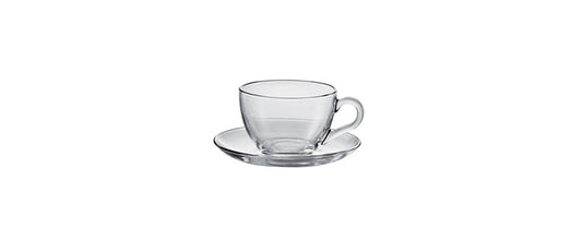 tazza thè con piatto basic cl 21,5 tazza per caffetteria