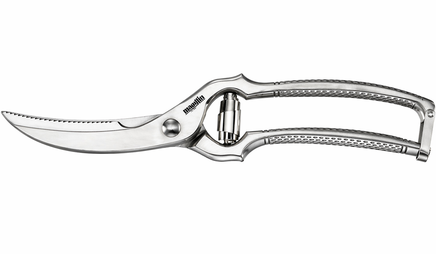 Stainless steel poultry shears gazelle type 24 cm