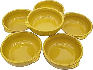 Coccio ø 8 giallo senza coperchio