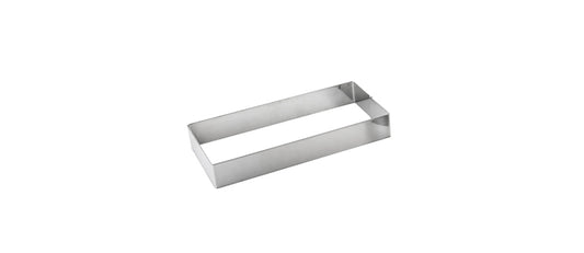 Rettangolo inox per mousse cm 30x40 h 5 - articolo per pasticceria