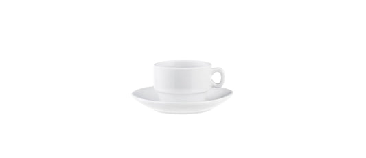 Piattino per tazza the roma bianco impilabile Ø cm 14,2