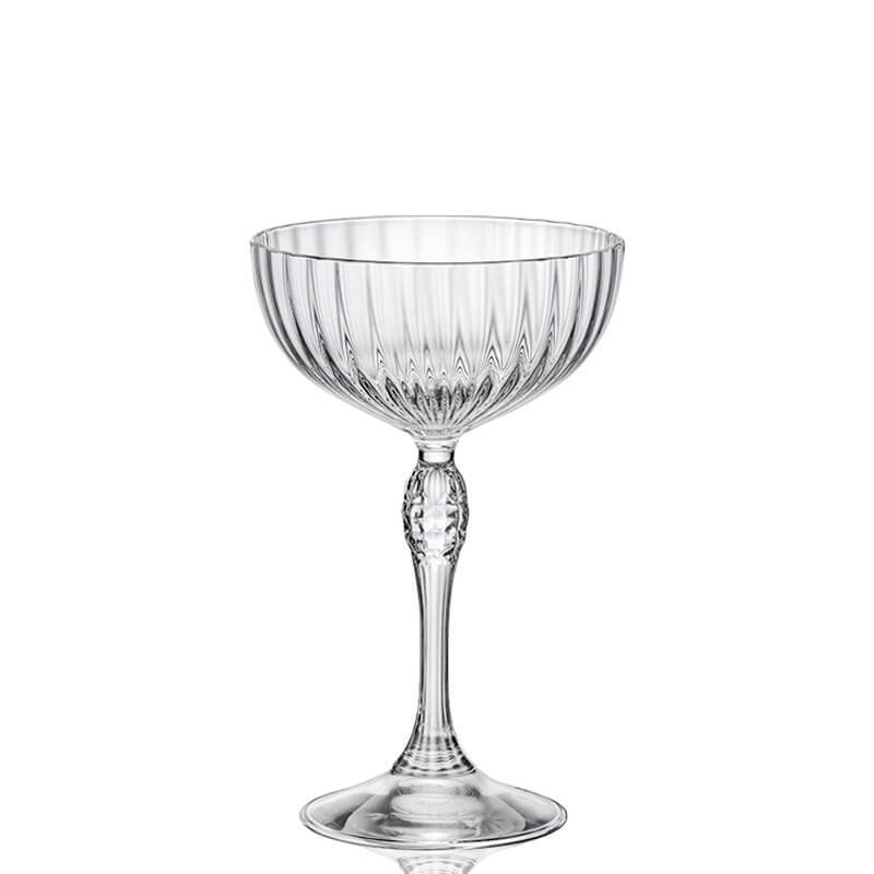 Coppa cocktail coupe america '20s 22 cl in vetro professionale