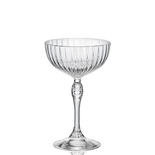 Coppa cocktail coupe america '20s 22 cl in vetro professionale