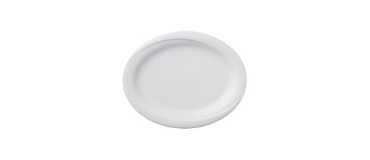 Vassoio ovale X-Tanbul bianco porcellana cm 24x19