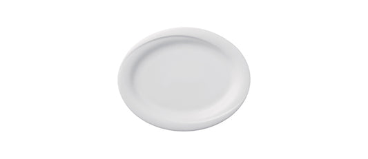 Vassoio ovale X-Tanbul bianco porcellana cm 29x23