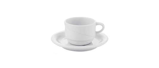 piattino per tazza thè/colazione x-tanbul impilabile bianco