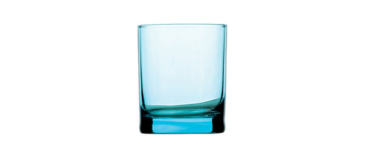 Bicchiere azzurro iride cl 25,5 h 8,7 Ø cm 7,3
