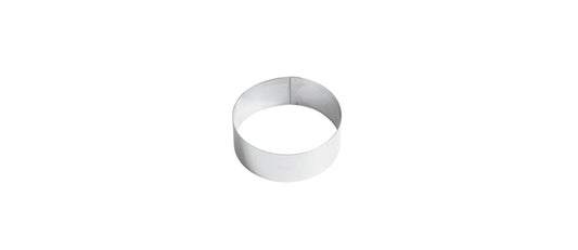 Anello inox per mousse Ø cm 12 h 4,5 - anello per pasticceria