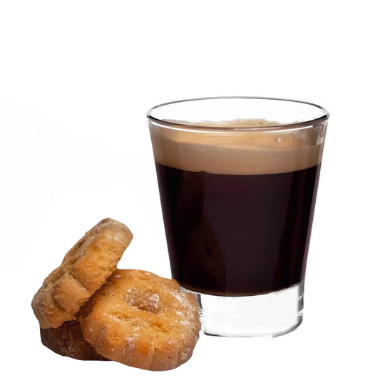 Bicchiere caffè caffeino 8,5 cl in vetro professionale