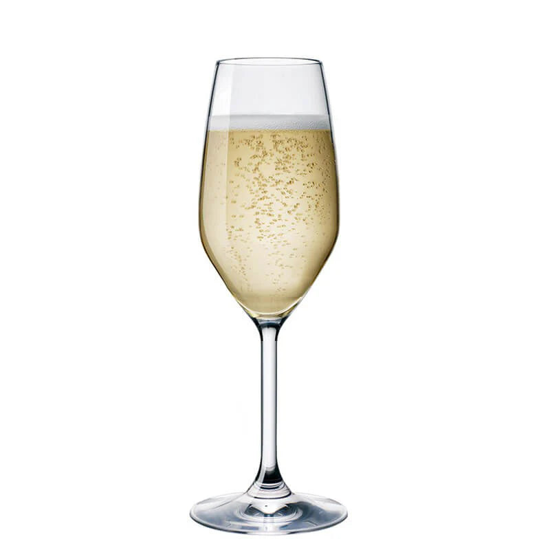 Calice flute divino 24 cl in vetro professionale