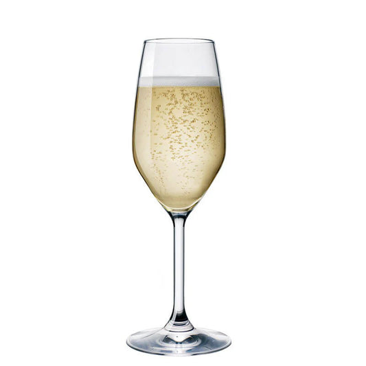 Calice flute divino 24 cl in vetro professionale
