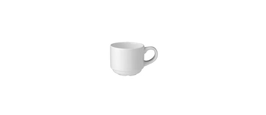 Tazza caffè impilabile fine china cl 8,5 h 5 Ø cm 6