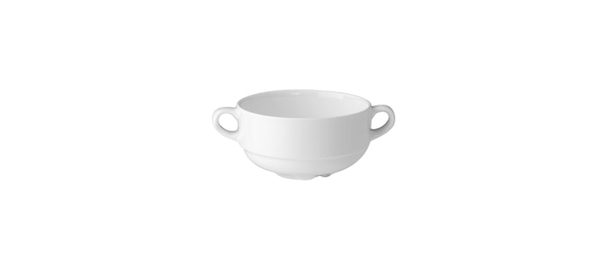tazza consomme con manici alchemy ø 27  professionale horeca