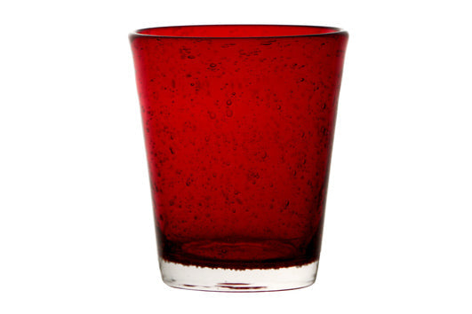 BUBBLES BICCHIERE ACQUA Cl 31,5 INCAMICIATO ROSSO