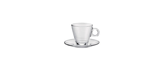 piattino per tazza cappuccino easy bar temperato tazza per caffetteria