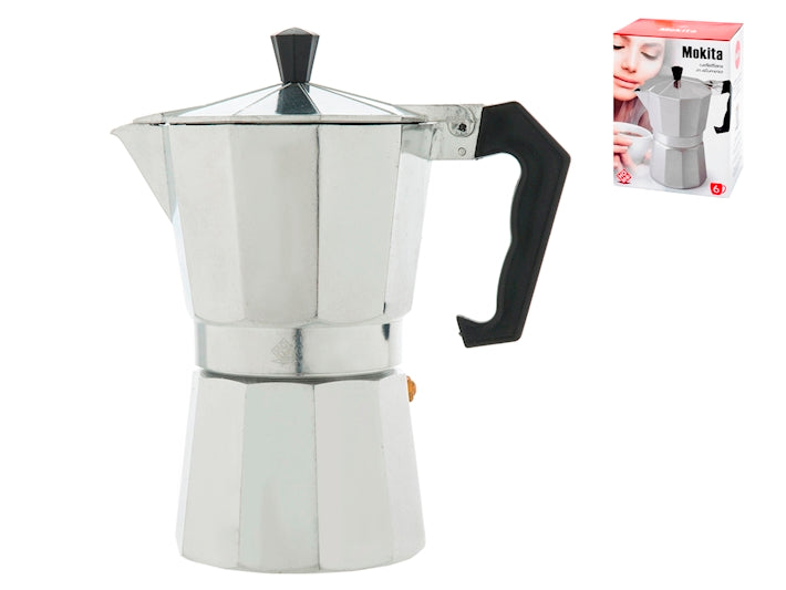 Mokita 6-cup aluminum moka pot