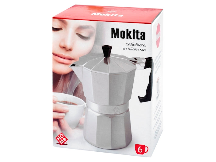 Mokita 6-cup aluminum moka pot