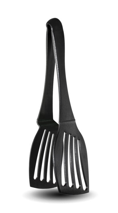 Spring tongs for toast/desserts, black, 32cm
