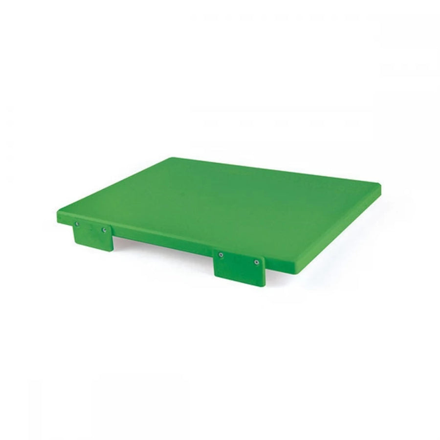Tagliere polietilene con fermi verde cm 60x40x2h