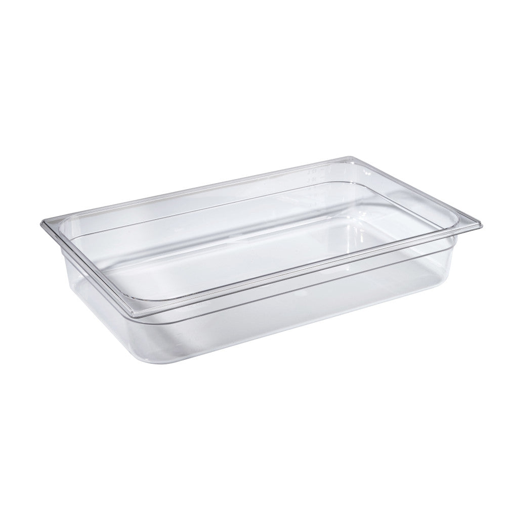 Bacinella gn 1/1 policarbonato cm 53x32,5x15h articoli policarbonato
