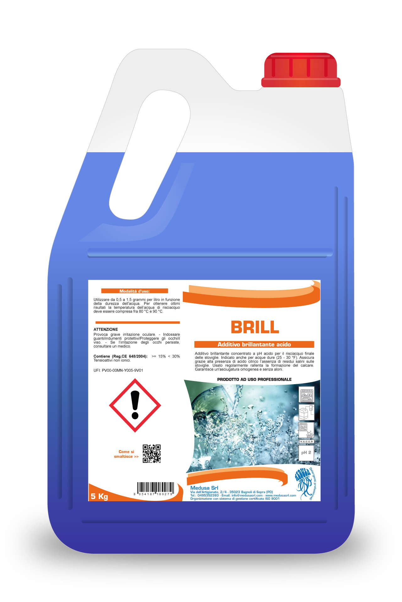 Additivo brillantante acido 5 kg