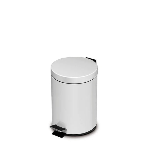 Pattumiera pedale bianca 3lt