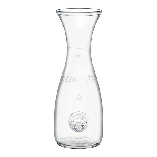 Caraffa misura 50 cl in vetro professionale
