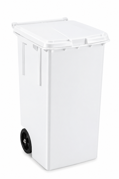 Complete white bin 46x42x70 cm 80 lt