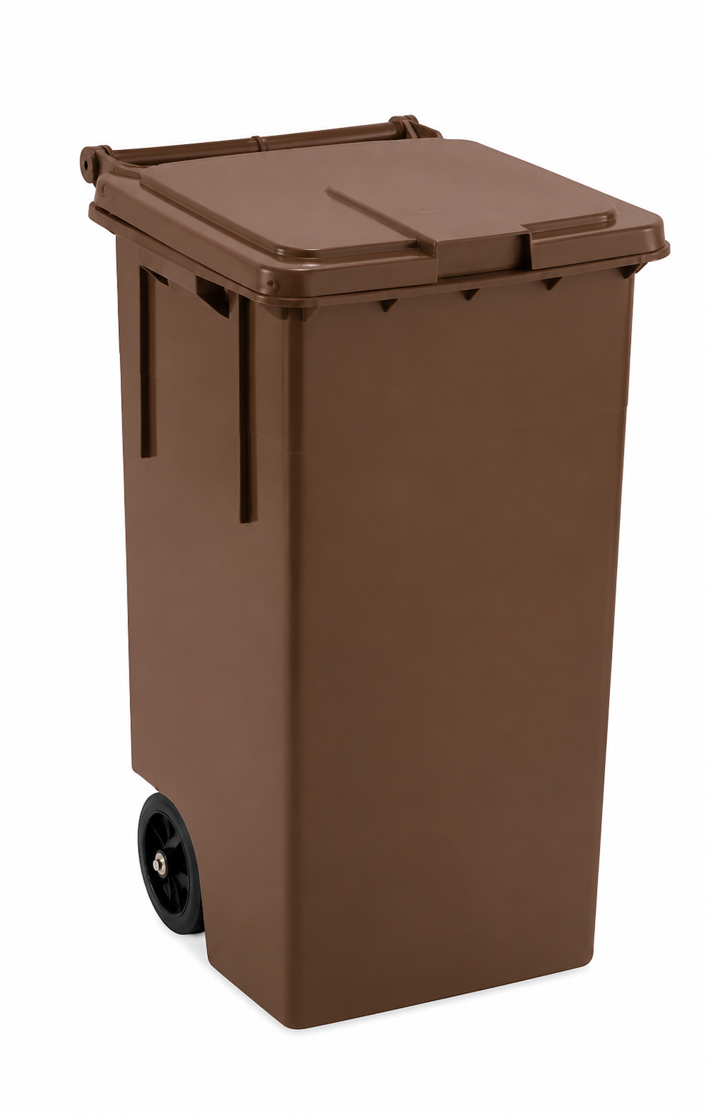 Pattumiera completa marrone cm 46x42x70 lt 80