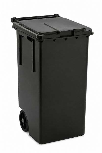 Pattumiera completa nero cm 46x42x70 lt 80
