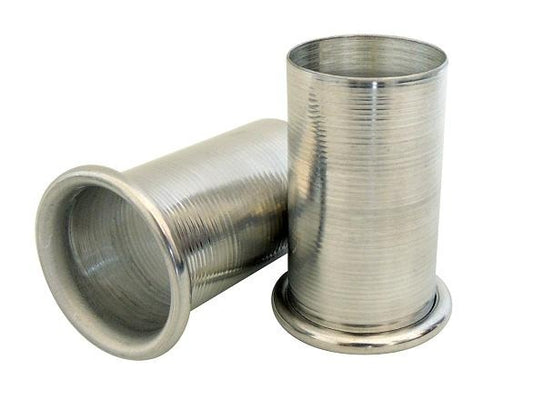 Forma cartuccia alluminio cm2,5x5 in alluminio professionale
