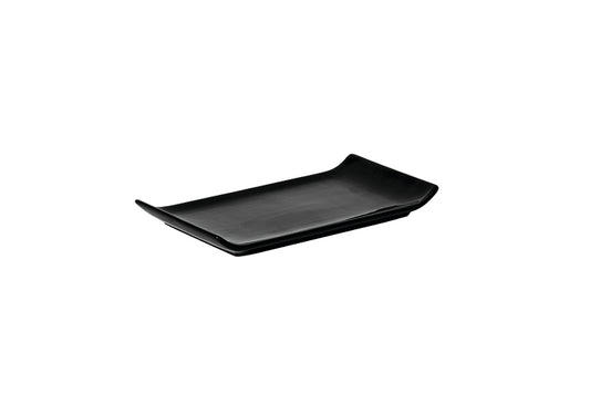 Vassoio rettangolare nero cm 26x12,5x2,5 vassoi