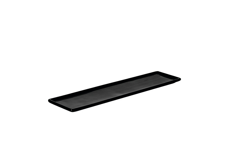 Vassoio rettangolare nero cm 36x8,5x1,5 vassoi