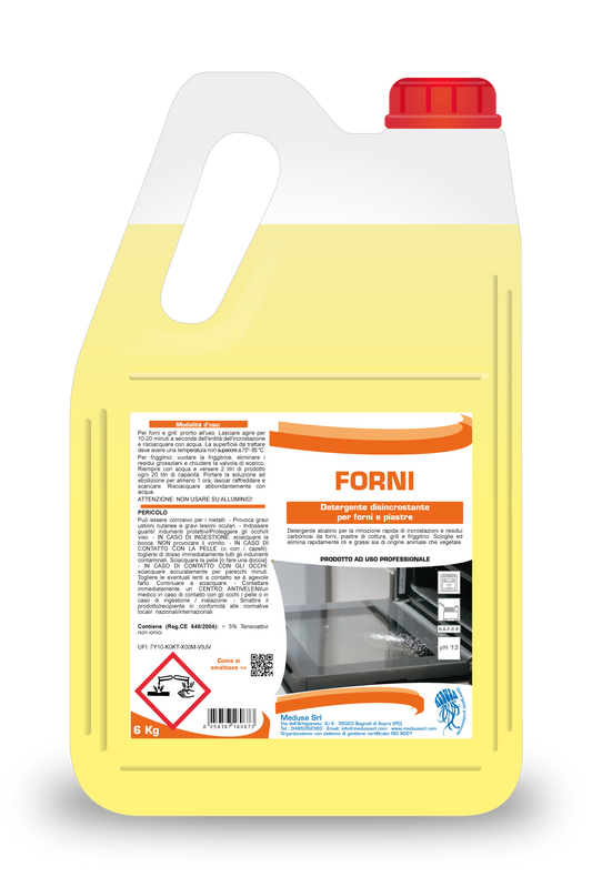Detergente disincrostante per forni e piastre 6 kg
