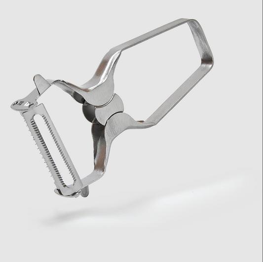Double-bladed peeler