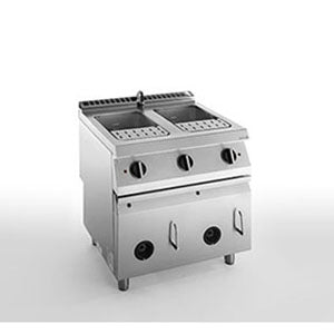 Cuocipasta Gas 2vasche 42+42lt Carico Manuale (Serie 900)