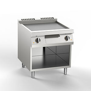 Frytop Gas Fianchi Piastra Liscia (Serie 700)