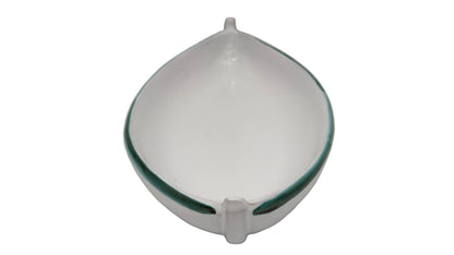 Piatto barca in terracotta linea verde cm 40 piatti