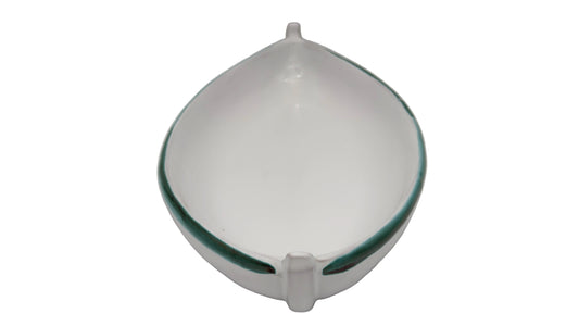 Piatto barca in terracotta linea verde cm 40 piatti