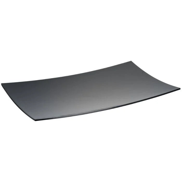 Efay piatto curvo nero luna cm 61,4x30,7 piatti