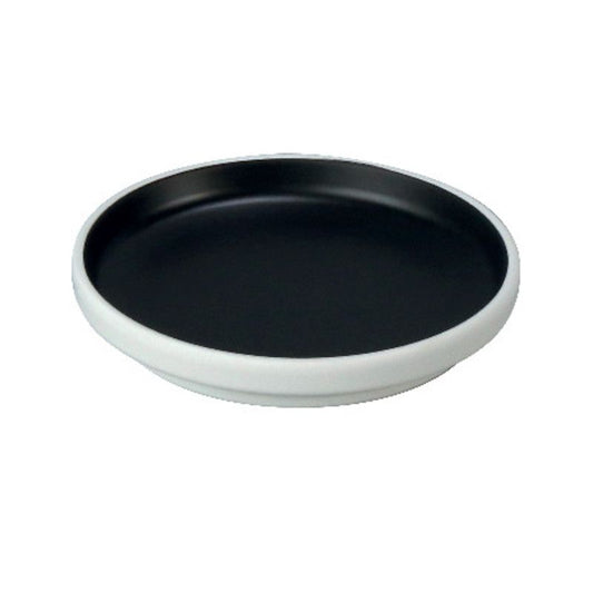 Efay piatto piano nero taiji ø 15,2