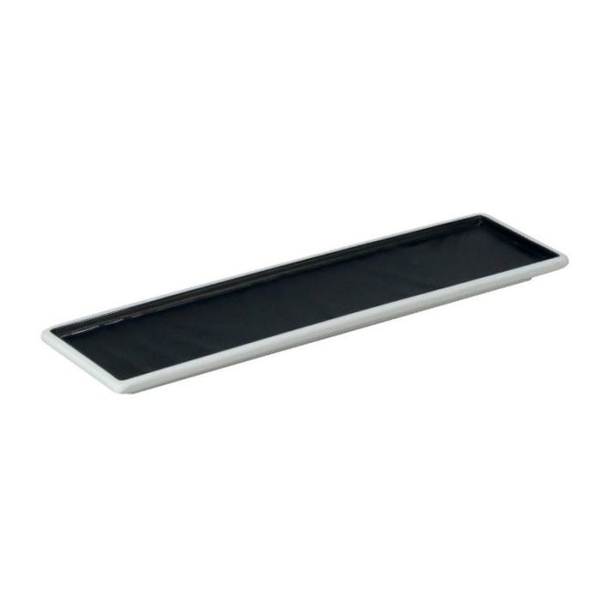 Efay vassoio nero taiji cm 30,5x8,6x1,8 vassoi